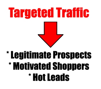 generate targeted traffic, prospects, shoppers and leads