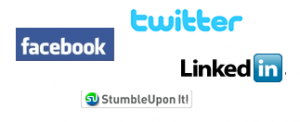 Social Media Websites - Facebook, Twitter, LinkedIn, Stumble Upon